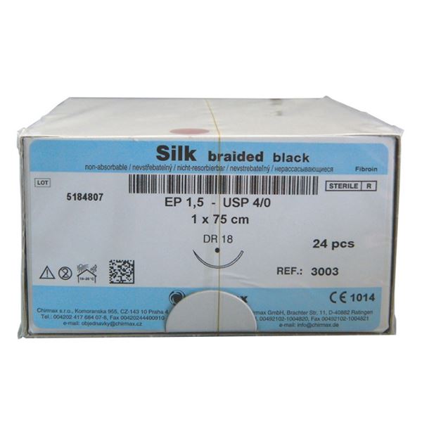 Silk Braided bl.DSM19/1 2EP 0,45m