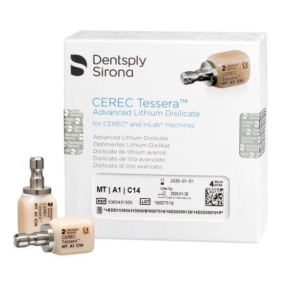 CEREC Tessera MT, A2, C14, 4ks