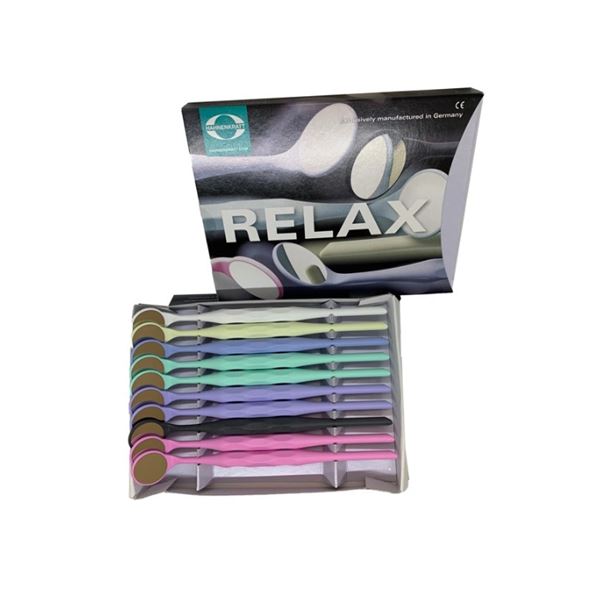 Křišťálové zrcátko Relax FS Ultra 4 bílá 22 mm 10 ks/bal