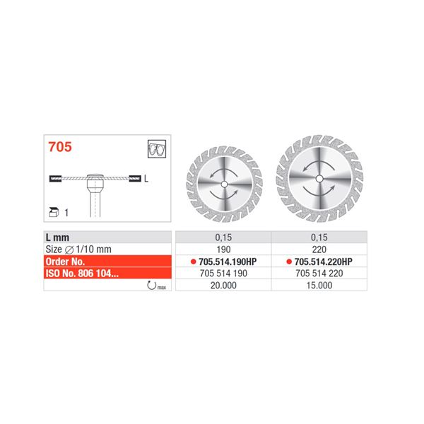 Disk diamantový SF 705.514.220