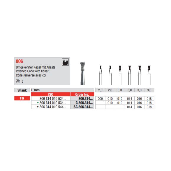 Diamant FG 806.314.010 (5ks/bal)