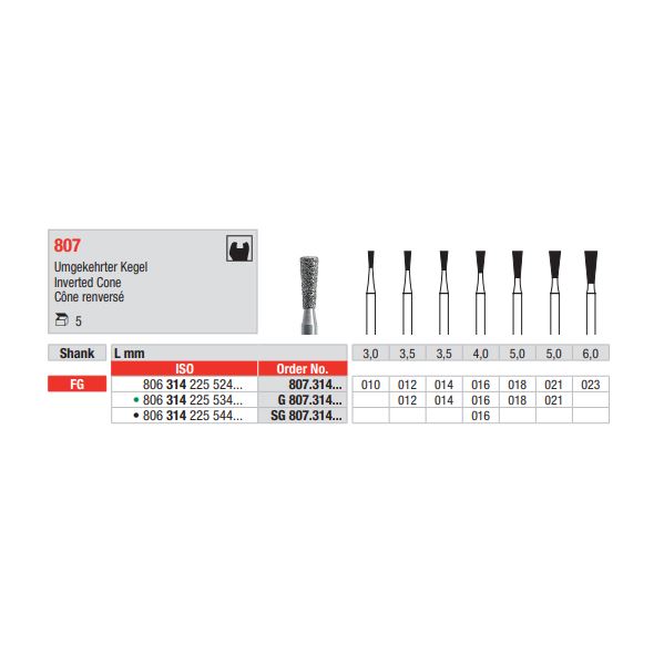 Diamant FG 807.023 (5ks/bal)