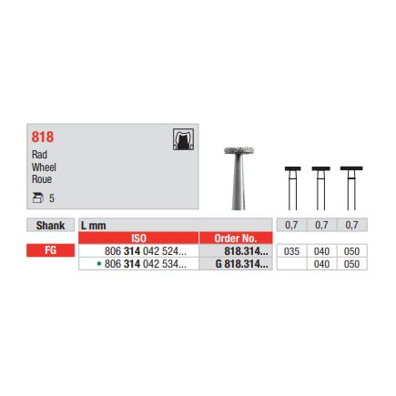 Diamant FG 818.035 (5ks/bal)