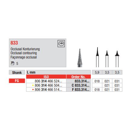 Diamant FG 833.031F (5ks/bal)