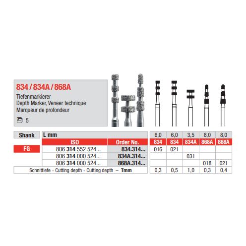 Diamant FG 834.021 (5ks/bal)