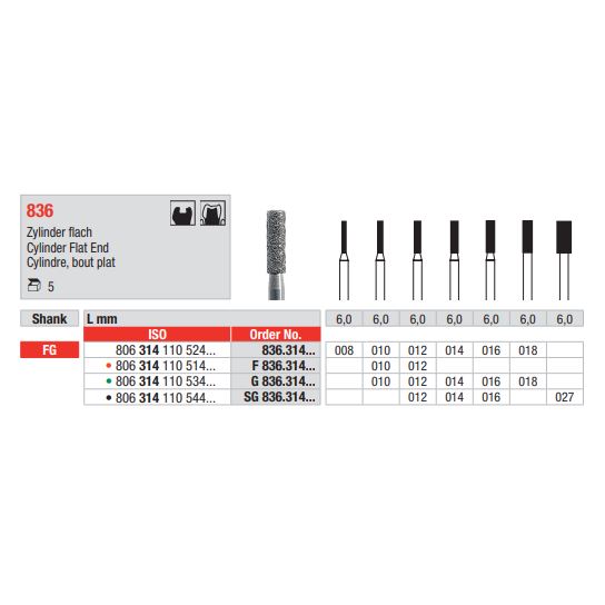 Diamant  FG 836.012 (5ks/bal)