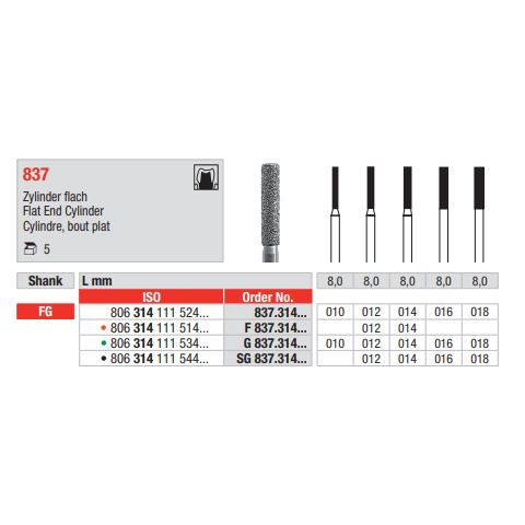 Diamant FG 837.016 SG (5ks/bal)