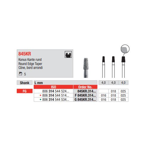 Diamant FG 845KR.018F (5ks/bal)