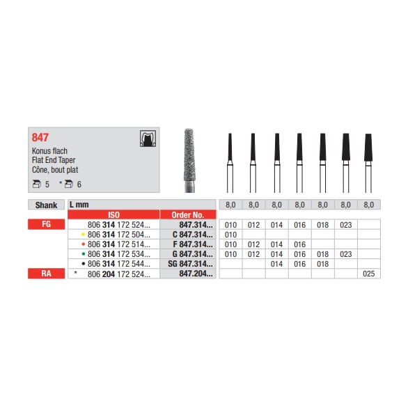 Diamant FG 847.010 (5ks/bal)