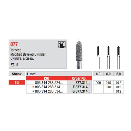 Diamant FG 877.012G (5ks/bal)