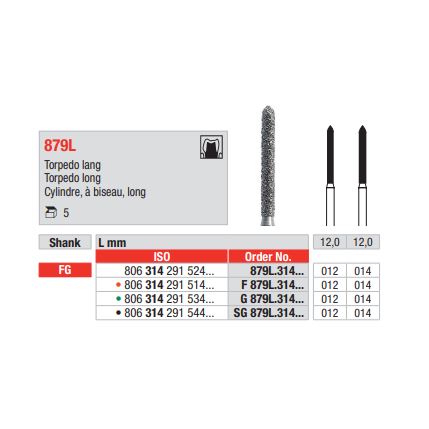 Diamant FG 879L.014G (5ks/bal)