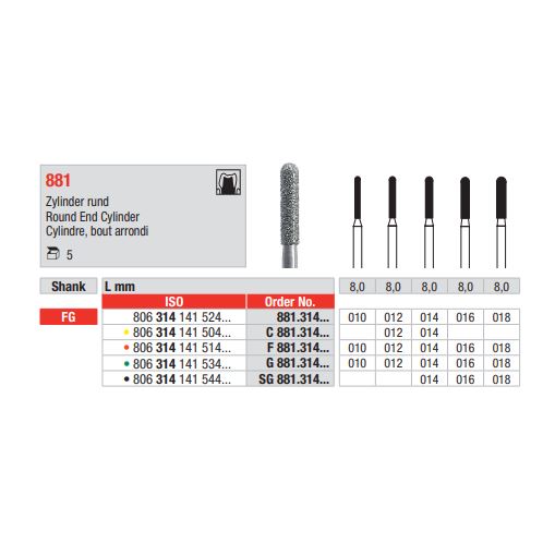 Diamant  FG 881.012C (5ks/bal)