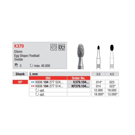 Diamant HP K379.023 (3ks/bal)