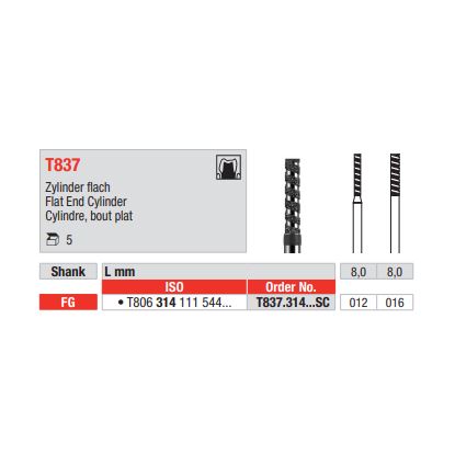 Diamant turbo FG T837.016SC (5ks/bal)