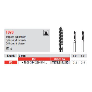 Diamant turbo FG T878.012C (5ks/bal)