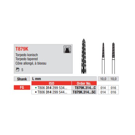 Diamant turbo FG T879K.014SC (5ks/bal)