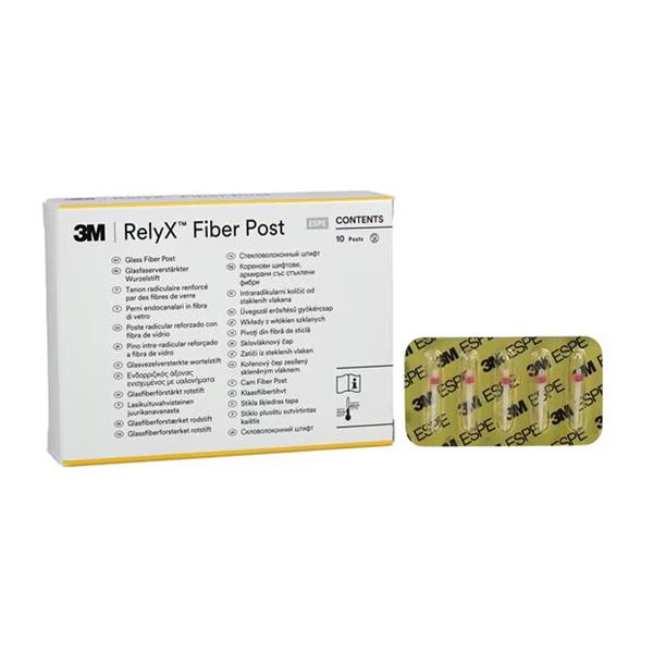 Relyx Fiber Post č.2 červený 10ks