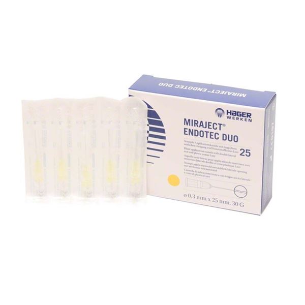 Miraject Endotec Duo, 30G průměr 0,30mm, žlutá