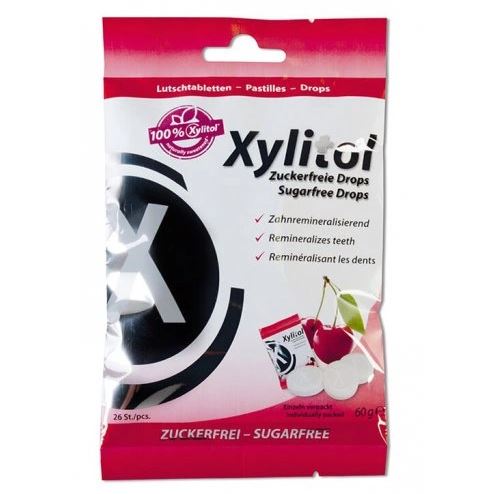 Xylitol Drops višeň 26ks