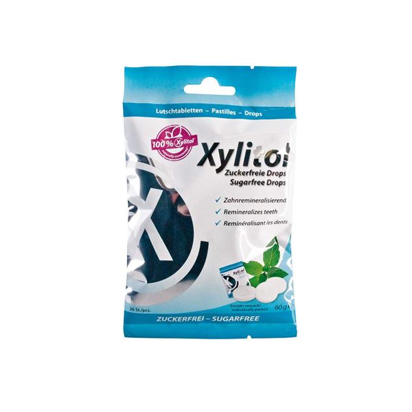 Xylitol Drops máta 26 ks