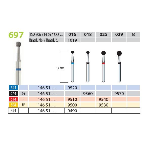 Brousek Dia 9570 (5 ks/bal)