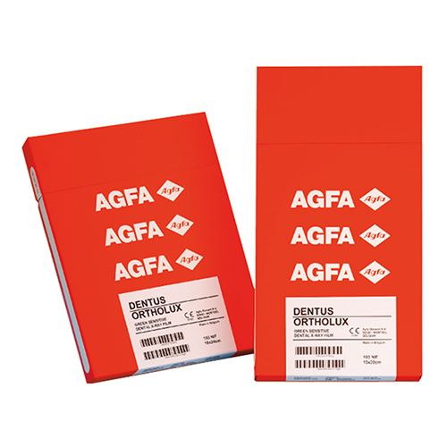 Film Agfa Dentus Ortholux 15,0 x 30,0 cm, 100 ks